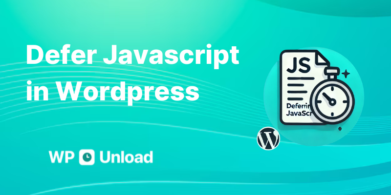 Illustration of deferring JavaScript in WordPress