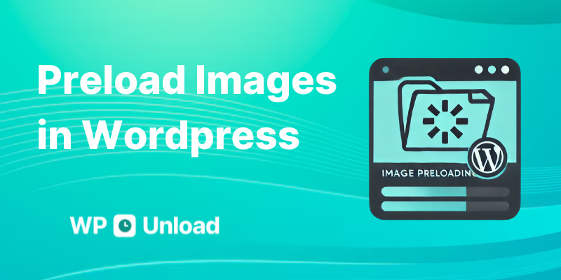 Illustration of preloading images in WordPress