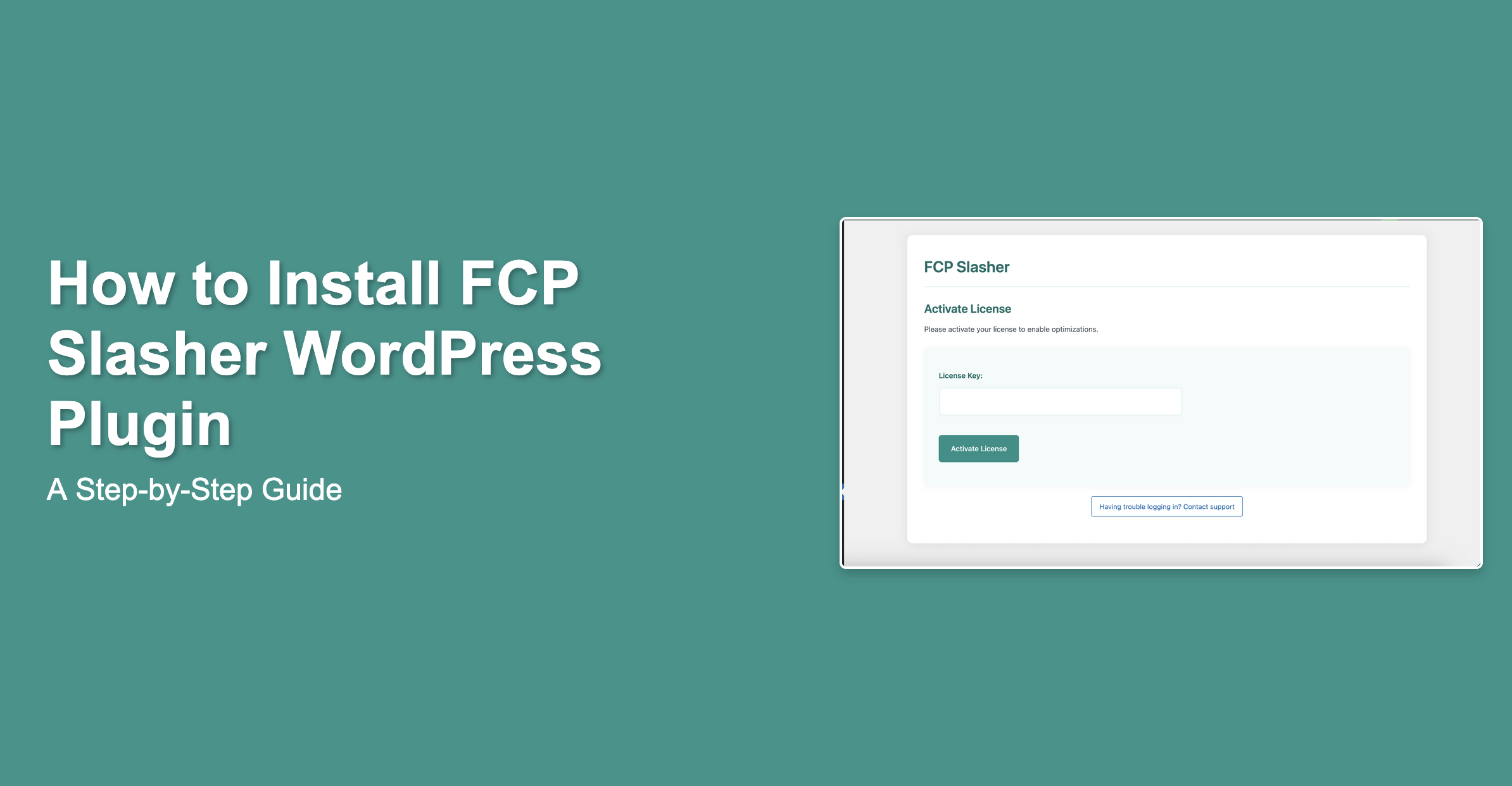 install fcp slasher to fix your wordpress fcp issue first content paint